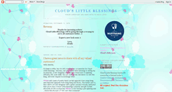 Desktop Screenshot of cloudlittleblessings.blogspot.com