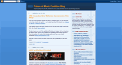 Desktop Screenshot of futureofmusiccoalition.blogspot.com