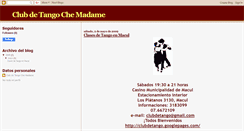 Desktop Screenshot of clubdetangochemadame.blogspot.com