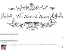 Tablet Screenshot of bertochbunch.blogspot.com