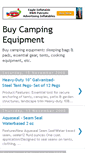 Mobile Screenshot of buycampingequipment.blogspot.com