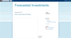 Desktop Screenshot of forecastedinvestments.blogspot.com