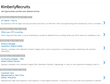 Tablet Screenshot of kimberlyrecruits.blogspot.com