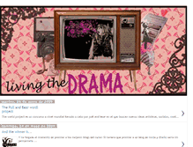 Tablet Screenshot of livingthedrama.blogspot.com