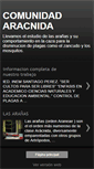 Mobile Screenshot of comunidadarcnida.blogspot.com