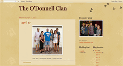 Desktop Screenshot of californiaodonnellclan.blogspot.com