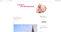 Desktop Screenshot of livinginthewonderland.blogspot.com