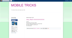 Desktop Screenshot of mobilehacktricks.blogspot.com