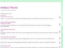 Tablet Screenshot of mobilehacktricks.blogspot.com
