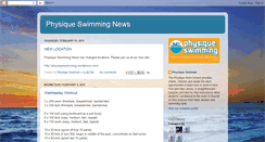 Desktop Screenshot of physiqueswimming.blogspot.com