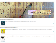 Tablet Screenshot of jenniferculpart.blogspot.com