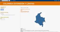 Desktop Screenshot of colombiaextensionylimites.blogspot.com