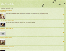 Tablet Screenshot of my-new-life-my-new-life.blogspot.com