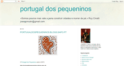 Desktop Screenshot of portugaldospequeninos.blogspot.com
