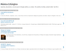 Tablet Screenshot of liturgicamusica.blogspot.com