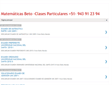 Tablet Screenshot of matematicasconbeto.blogspot.com