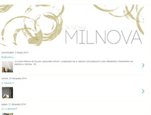 Tablet Screenshot of ja-nowa-milnova.blogspot.com