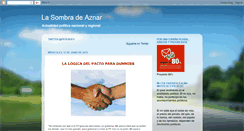 Desktop Screenshot of lasombradeaznar.blogspot.com