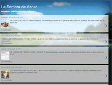 Tablet Screenshot of lasombradeaznar.blogspot.com