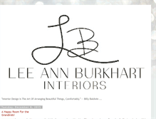 Tablet Screenshot of burkhartinteriors.blogspot.com