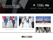Tablet Screenshot of hommemodel.blogspot.com