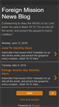 Mobile Screenshot of foreignmissionnewsblog.blogspot.com