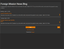 Tablet Screenshot of foreignmissionnewsblog.blogspot.com