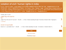 Tablet Screenshot of indiapolicelaw.blogspot.com