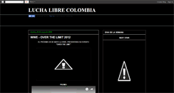 Desktop Screenshot of luchalibrecolombia1.blogspot.com