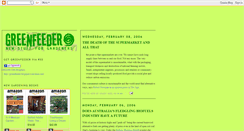 Desktop Screenshot of greenfeeder.blogspot.com