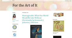 Desktop Screenshot of fortheartofit.blogspot.com