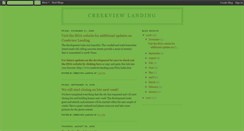 Desktop Screenshot of creekviewlanding.blogspot.com