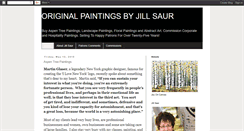 Desktop Screenshot of jillsaurfineart.blogspot.com