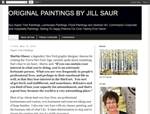 Tablet Screenshot of jillsaurfineart.blogspot.com