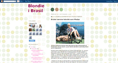 Desktop Screenshot of blondieibrasil.blogspot.com