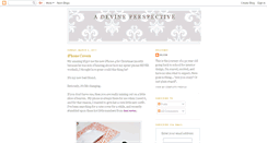 Desktop Screenshot of adevineperspective.blogspot.com