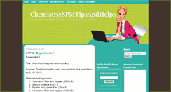 Desktop Screenshot of chemistry-spm-tips-and-helps.blogspot.com