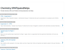 Tablet Screenshot of chemistry-spm-tips-and-helps.blogspot.com