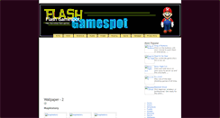 Desktop Screenshot of flash-gamespot.blogspot.com