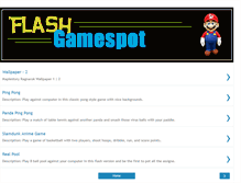 Tablet Screenshot of flash-gamespot.blogspot.com