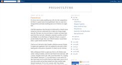 Desktop Screenshot of philoculture.blogspot.com