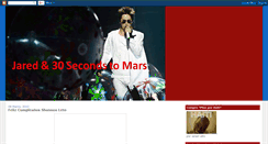 Desktop Screenshot of jaredy30secondstomars.blogspot.com