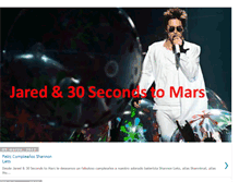 Tablet Screenshot of jaredy30secondstomars.blogspot.com