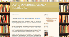 Desktop Screenshot of comunicacionesnataliarodriguez.blogspot.com