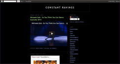 Desktop Screenshot of constantravings.blogspot.com