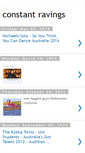 Mobile Screenshot of constantravings.blogspot.com
