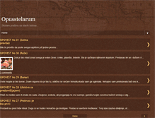 Tablet Screenshot of opusstelarum.blogspot.com