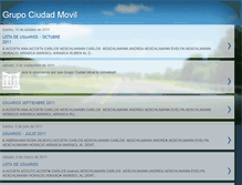 Tablet Screenshot of grupociudadmovil.blogspot.com