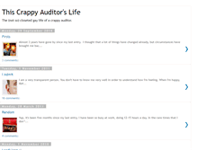 Tablet Screenshot of crappyauditor.blogspot.com