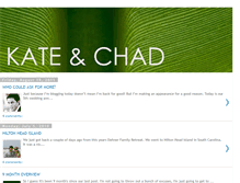 Tablet Screenshot of kateandchad.blogspot.com